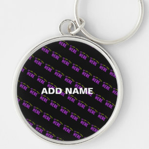 STIJLVOL MODERN ZWART GEVERIFIEERD BRANDED SLEUTELHANGER