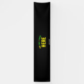 STIJLVOL MODERN ZWART GEVERIFIEERD BRANDED SPANDOEK (Verticaal)