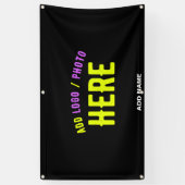 STIJLVOL MODERN ZWART GEVERIFIEERD BRANDED SPANDOEK (Verticaal)