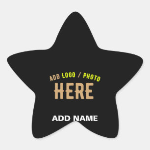 STIJLVOL MODERN ZWART GEVERIFIEERD BRANDED STER STICKER