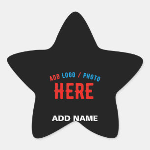 STIJLVOL MODERN ZWART GEVERIFIEERD BRANDED STER STICKER