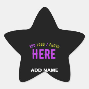 STIJLVOL MODERN ZWART GEVERIFIEERD BRANDED STER STICKER