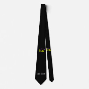 STIJLVOL MODERN  ZWART GEVERIFIEERD BRANDED STROPDAS