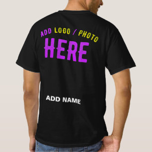 STIJLVOL MODERN  ZWART GEVERIFIEERD BRANDED T-SHIRT