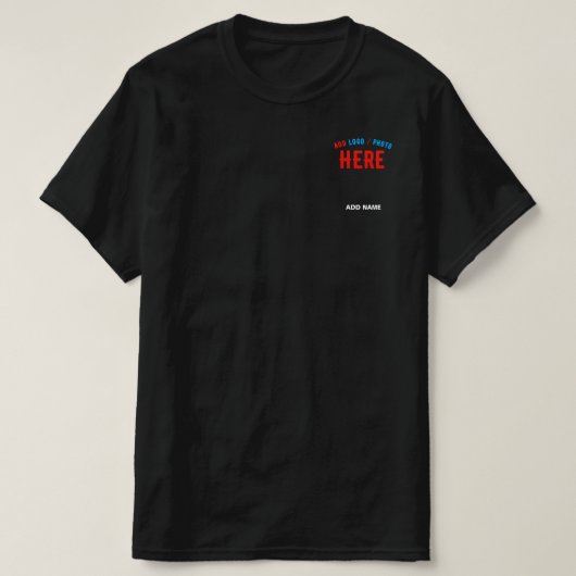 STIJLVOL MODERN  ZWART GEVERIFIEERD BRANDED T-SHIRT (Design voorkant)
