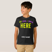 STIJLVOL MODERN  ZWART GEVERIFIEERD BRANDED T-SHIRT (Voorkant volledig)