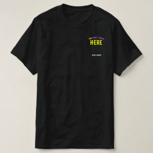 STIJLVOL MODERN ZWART GEVERIFIEERD BRANDED T-SHIRT