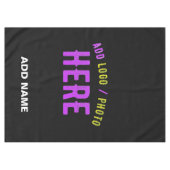 STIJLVOL MODERN ZWART GEVERIFIEERD BRANDED TAFELKLEED (Voorkant (Horizontaal))