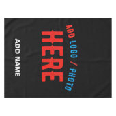 STIJLVOL MODERN  ZWART GEVERIFIEERD BRANDED TAFELKLEED (Voorkant (Horizontaal))