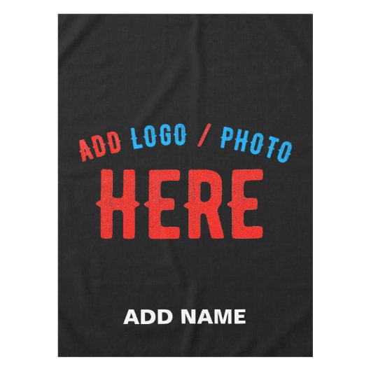 STIJLVOL MODERN  ZWART GEVERIFIEERD BRANDED TAFELKLEED (Voorkant)