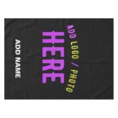 STIJLVOL MODERN  ZWART GEVERIFIEERD BRANDED TAFELKLEED (Voorkant (Horizontaal))