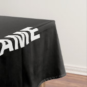 STIJLVOL MODERN  ZWART GEVERIFIEERD BRANDED TAFELKLEED (Voorbeeld)