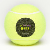STIJLVOL MODERN  ZWART GEVERIFIEERD BRANDED TENNISBALLEN (Achterkant)