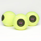 STIJLVOL MODERN  ZWART GEVERIFIEERD BRANDED TENNISBALLEN (Multi)
