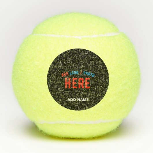 STIJLVOL MODERN  ZWART GEVERIFIEERD BRANDED TENNISBALLEN (Voorkant)