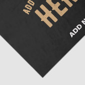 STIJLVOL MODERN  ZWART GEVERIFIEERD BRANDED TISSUEPAPIER (Detail)