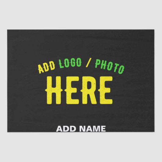 STIJLVOL MODERN  ZWART GEVERIFIEERD BRANDED TISSUEPAPIER (Voorkant)