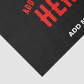 STIJLVOL MODERN  ZWART GEVERIFIEERD BRANDED TISSUEPAPIER (Detail)