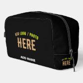 STIJLVOL MODERN ZWART GEVERIFIEERD BRANDED TOILETTASJE (Rechterhoek)