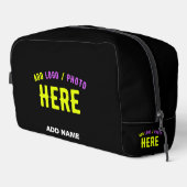 STIJLVOL MODERN  ZWART GEVERIFIEERD BRANDED TOILETTASJE (Rechterhoek)