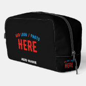 STIJLVOL MODERN  ZWART GEVERIFIEERD BRANDED TOILETTASJE (Rechterhoek)