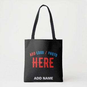 STIJLVOL MODERN  ZWART GEVERIFIEERD BRANDED TOTE BAG