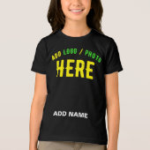 STIJLVOL MODERN  ZWART GEVERIFIEERD BRANDED Tri-Blend SHIRT (Voorkant)