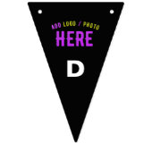 STIJLVOL MODERN ZWART GEVERIFIEERD BRANDED VLAGGETJES (Tweede vlag)