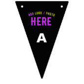 STIJLVOL MODERN ZWART GEVERIFIEERD BRANDED VLAGGETJES (Eerste vlag)