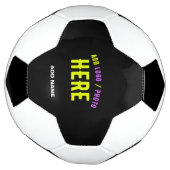 STIJLVOL MODERN  ZWART GEVERIFIEERD BRANDED VOETBAL (Gedraaid)