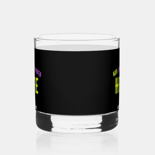 STIJLVOL MODERN  ZWART GEVERIFIEERD BRANDED WHISKY GLAS (Rechts)