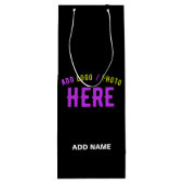 STIJLVOL MODERN  ZWART GEVERIFIEERD BRANDED WIJN CADEAUTAS (Achterkant)