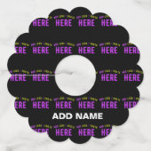 STIJLVOL MODERN  ZWART GEVERIFIEERD BRANDED WIJNGLASLABEL (Achterkant)