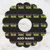 STIJLVOL MODERN  ZWART GEVERIFIEERD BRANDED WIJNGLASLABEL (Achterkant)