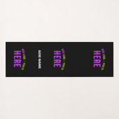 STIJLVOL MODERN ZWART GEVERIFIEERD BRANDED YOGAMAT (Achterkant (horizontaal))