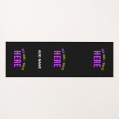 STIJLVOL MODERN ZWART GEVERIFIEERD BRANDED YOGAMAT (Voorkant (horizontaal))