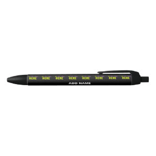 STIJLVOL MODERN ZWART GEVERIFIEERD BRANDED ZWARTE INKT PEN