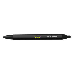 STIJLVOL MODERN ZWART GEVERIFIEERD BRANDED ZWARTE INKT PEN