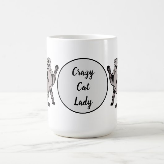 Stijlvol modern zwart, grafisch station en script koffiemok (Center)