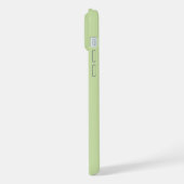 STIJLVOL MODERNE Aangepaste NAAM SAGE KLEUR iPhone Hoesje (Linkerkant)
