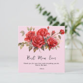 Stijlvol Moeder Cadeau | Perfect voor Moederdag Feestdagenkaart (Staand voorkant)