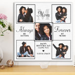 Stijlvol MOM Persoonlijk Monogram 5 Foto Collage Canvas Afdruk<br><div class="desc">Verrassend mam deze moederdag met een gepersonaliseerd 5 foto-uniek moedergedicht en monogram canvas. "Altijd mijn moeder, voor altijd mijn vriend" Personaliseer dit mam canvas met favoriete foto's, berichten en namen... Bezoek ons collectie voor de beste mama moederdag en persoonlijke mam cadeaus. COPYRIGHT © 2022 Judy Burrows, Black Dog Art -...</div>