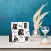 Stijlvol MOM Persoonlijk Monogram 5 Foto Collage Fotoplaat (Insitu)