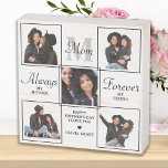 Stijlvol MOM Persoonlijk Monogram 5 Foto Collage Houten Kist Print<br><div class="desc">Verrassend mam deze moederdag met een gepersonaliseerd 5 foto uniek moedergedicht en een houten doosje monogram. "Altijd mijn moeder, voor altijd mijn vriend" Personaliseer deze mama foto's, berichten en namen.. Bezoek ons collectie voor de beste mama moederdag en persoonlijke mam cadeaus. COPYRIGHT © 2022 Judy Burrows, Black Dog Art -...</div>