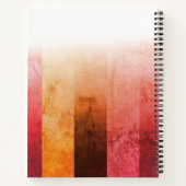 Stijlvol Monogram Colorblock Iridescent Notitieboe Notitieboek (Achterkant)