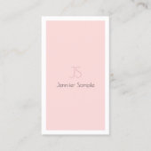 Stijlvol Monogram design minimalistisch vlakbij lu Visitekaartje (Voorkant)