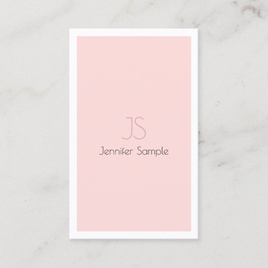 Stijlvol monogram design stijlvol, stijlvol design visitekaartje (Voorkant)