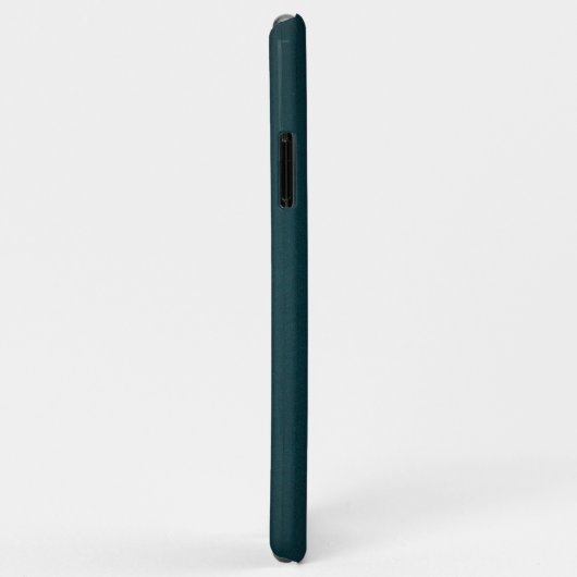 Stijlvol monogram donkergroen script Case-Mate iPhone case (Achterkant/rechts)