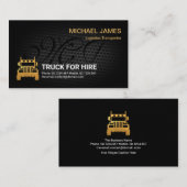 Stijlvol monogram goudvewagen met draadvlees visitekaartje (Voorkant / Achterkant)