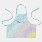 Stijlvol Monogram kinder Schort (Voorkant)